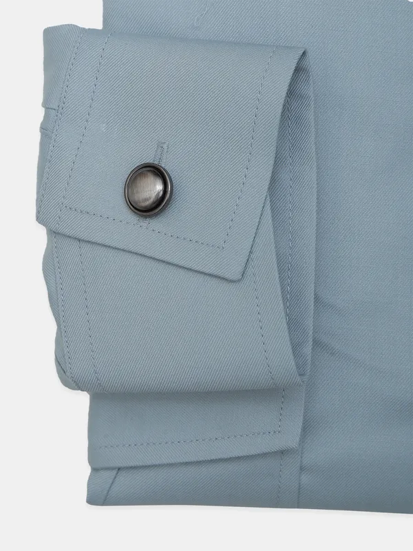 Avega grey color solid style cotton shirt