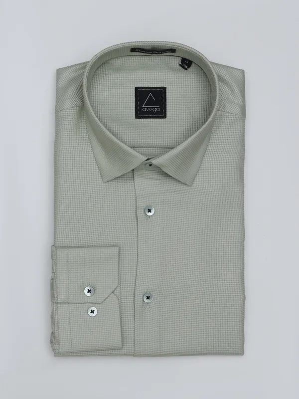 Avega light green cotton shirt