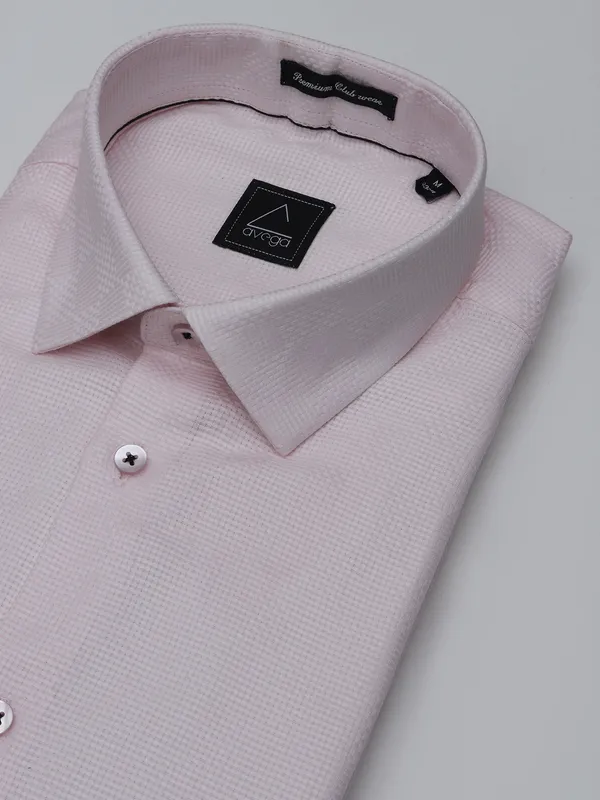 Avega light pink party wear shirt