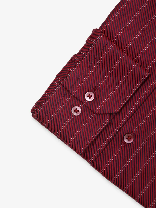 Avega maroon textured shirt