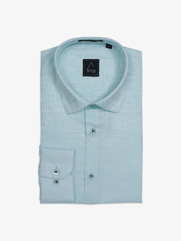 Avega mint green cotton party shirt