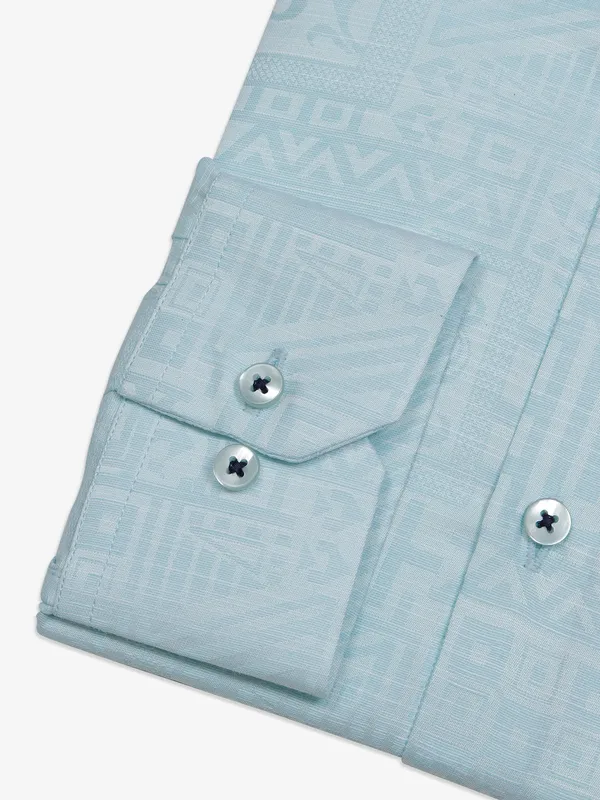 Avega mint green cotton party shirt