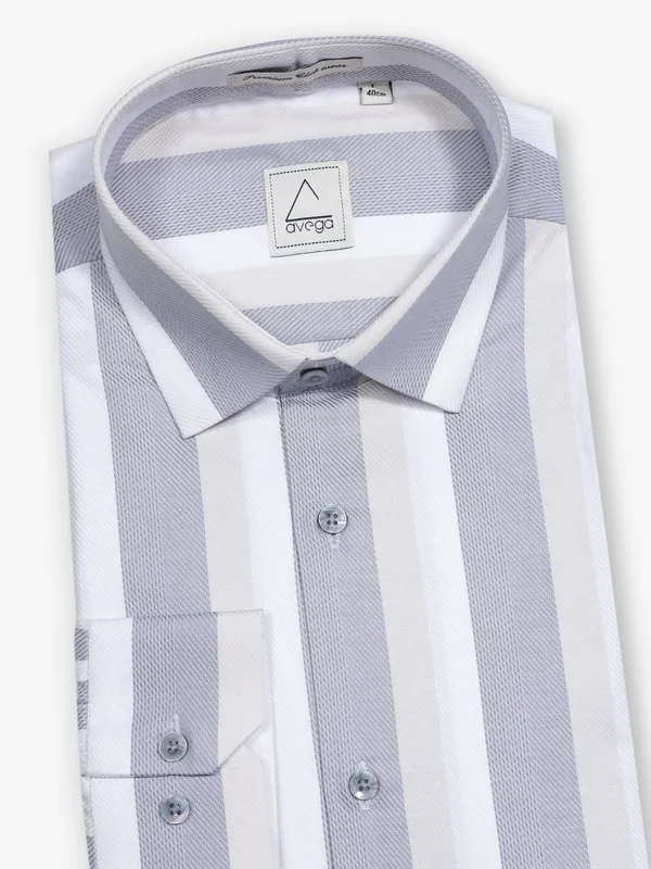 AVEGA multicolor stripes partywear shirt
