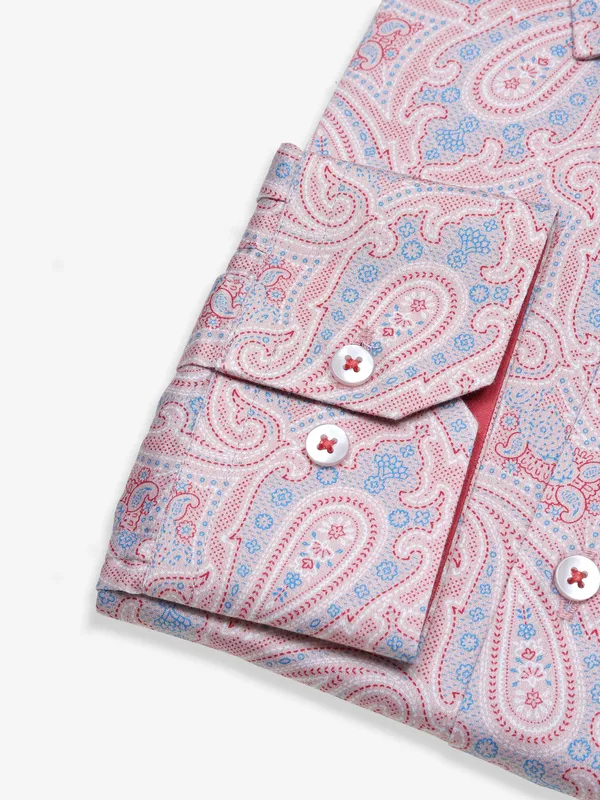 Avega pink paisley printed shirt