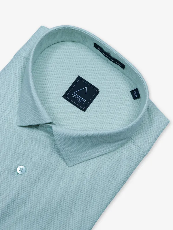Avega pista green texture shirt