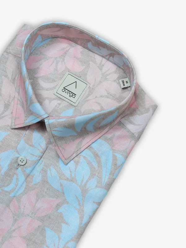 AVEGA printed brige cotton shirt