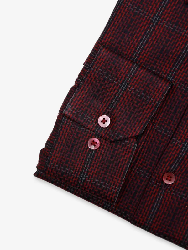 Avega red checks shirt