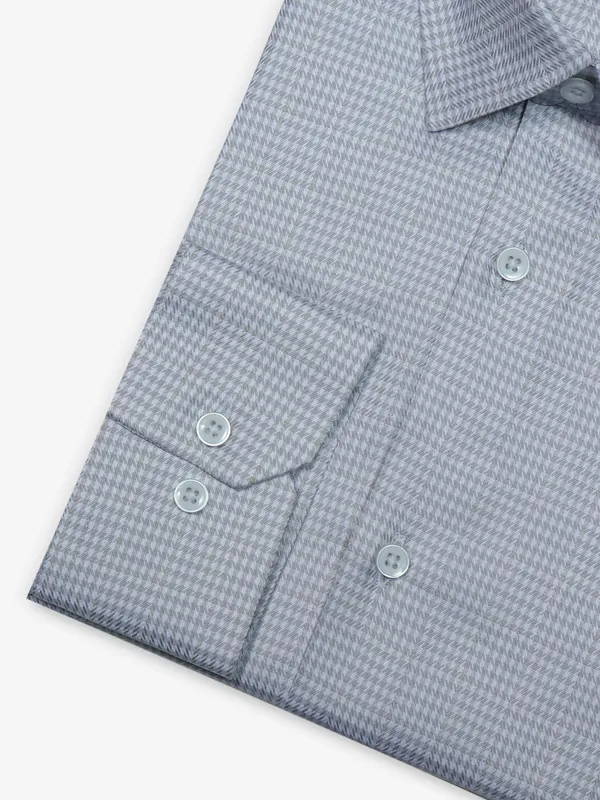 AVEGA texture cotton formal shirt in white