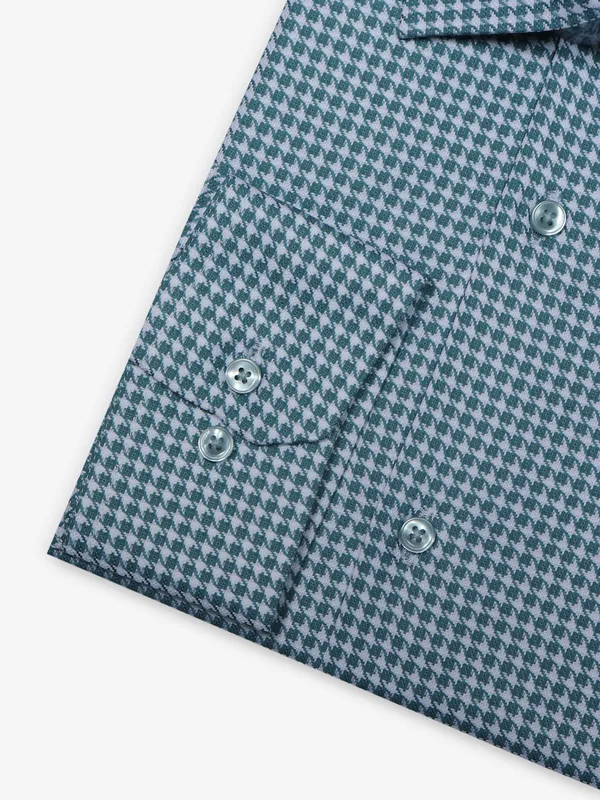 AVEGA white and green cotton shirt