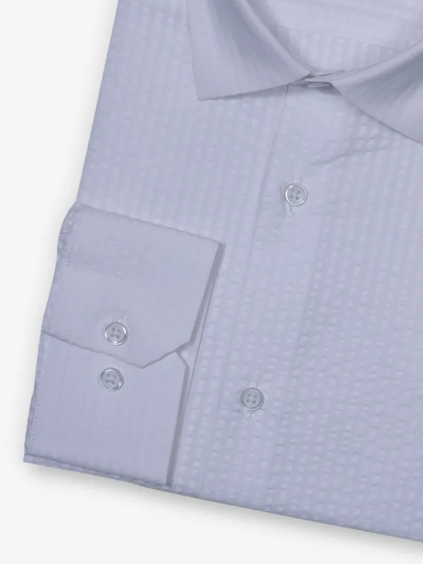 AVEGA white stripe cotton party wear shirt