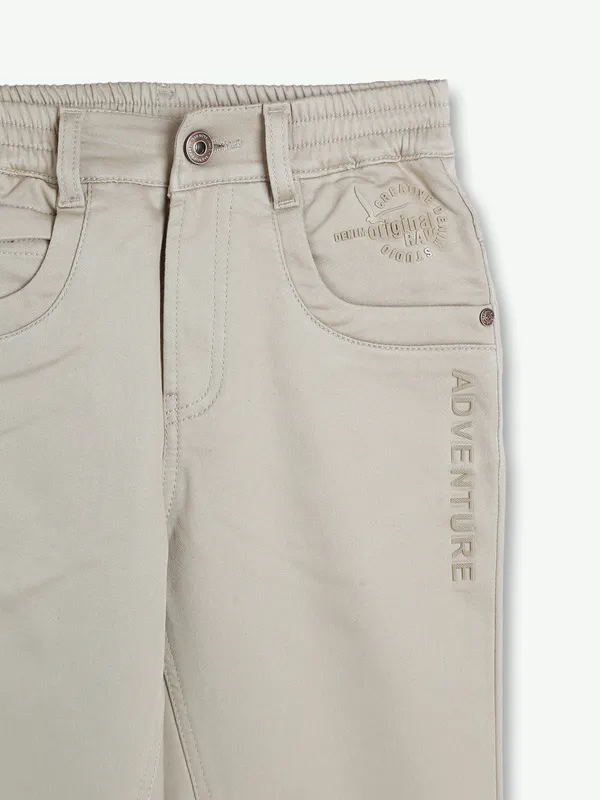 Bad Boys beige solid jeans