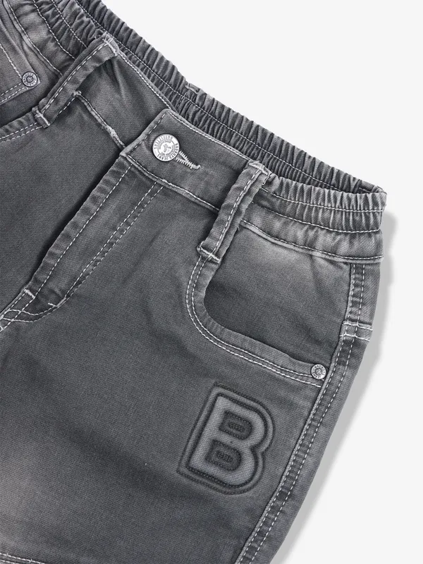 BAD BOYS grey washed cargo jeans