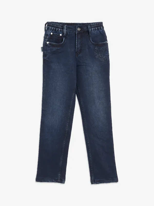 Bad Boys navy jeans in washed