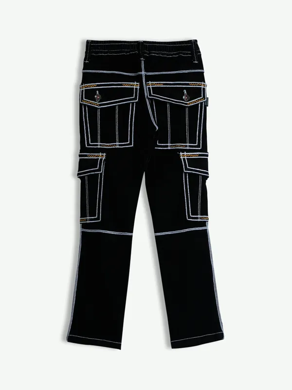 Bad Boys solid black cargo jeans