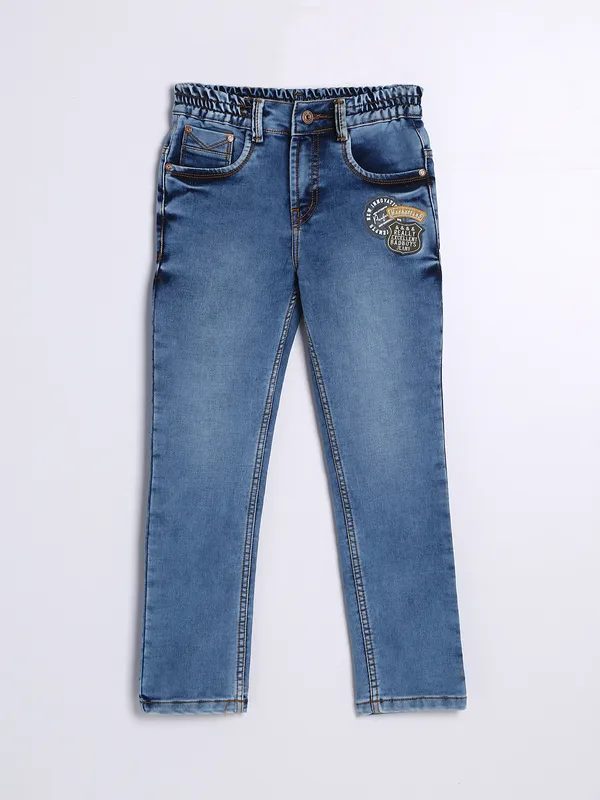 Bad Boys washed blue jeans