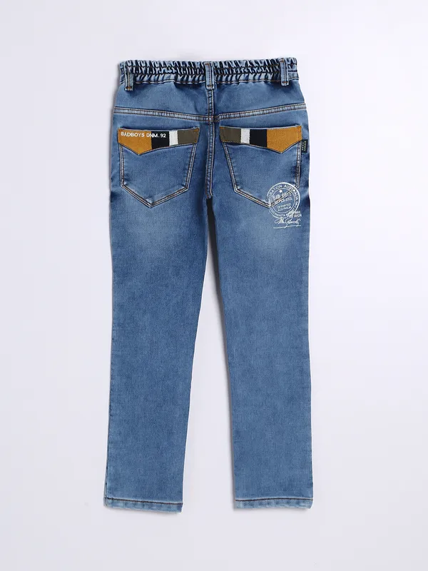 Bad Boys washed blue jeans