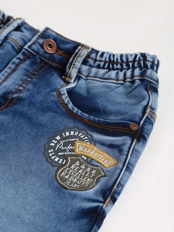 Bad Boys washed blue jeans