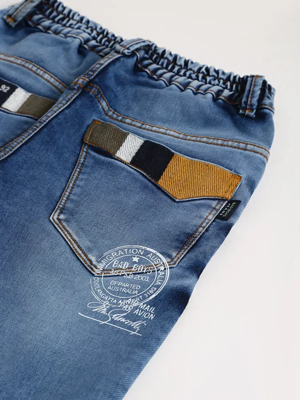 Bad Boys washed blue jeans
