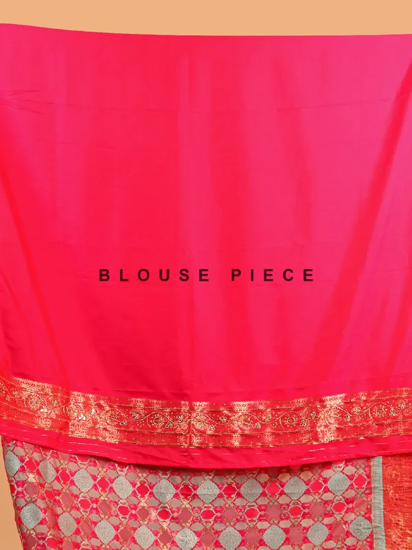 Banararsi silk red saree for wedding