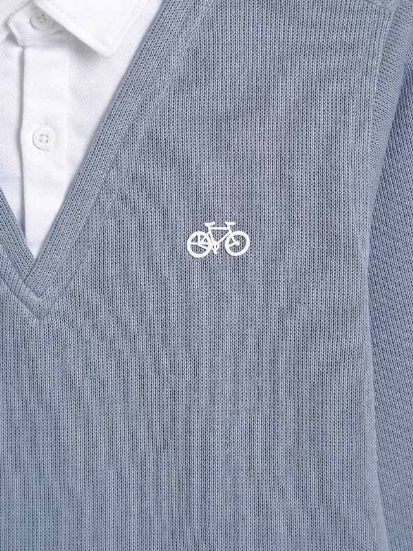 BAY BOY grey full sleeves shirt