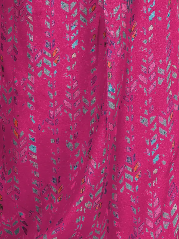 Beautiful dark pink cotton co-ord set