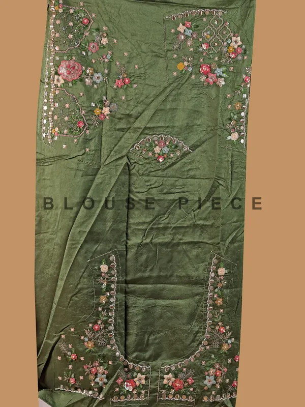 Beautiful green silk lehenga choli