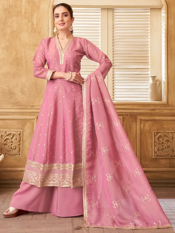 Pink salwar suit online deals