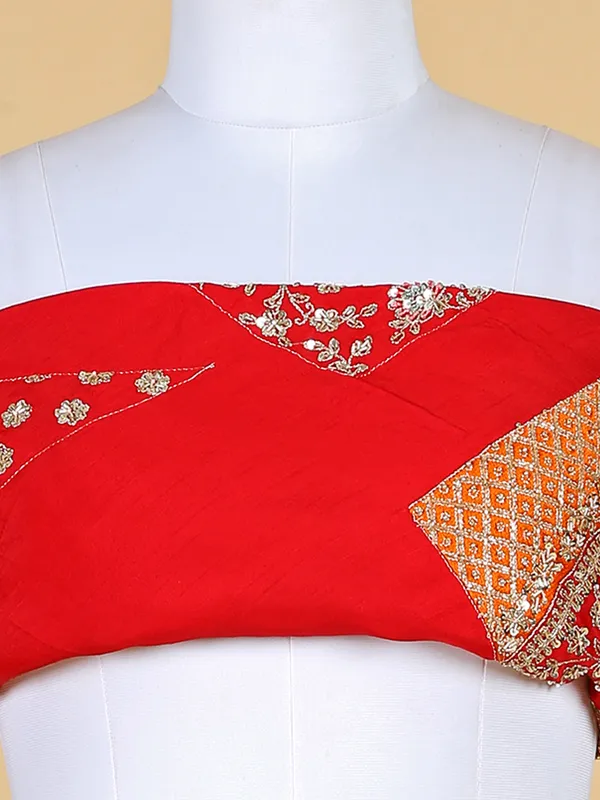 Beautiful red bridal lehenga choli