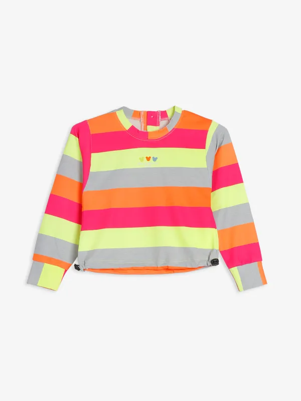 Bee&Honey multi color cotton stripe top