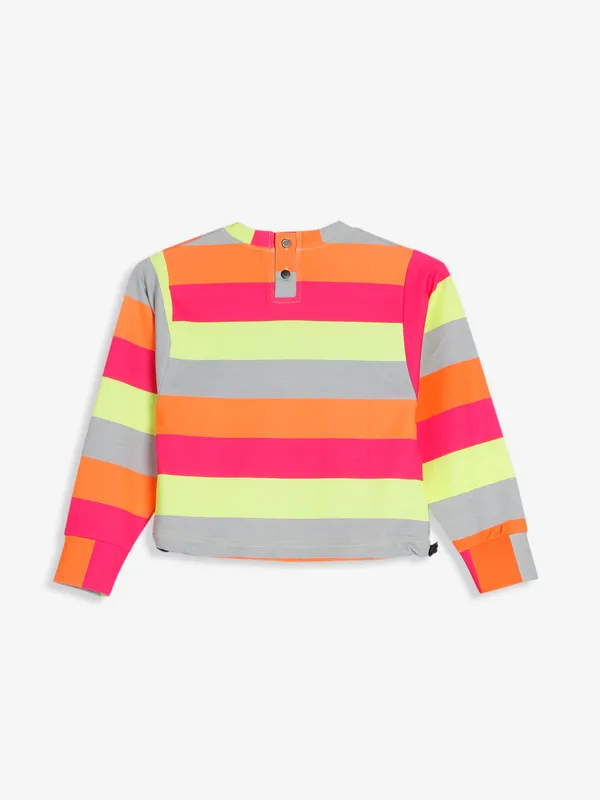 Bee&Honey multi color cotton stripe top