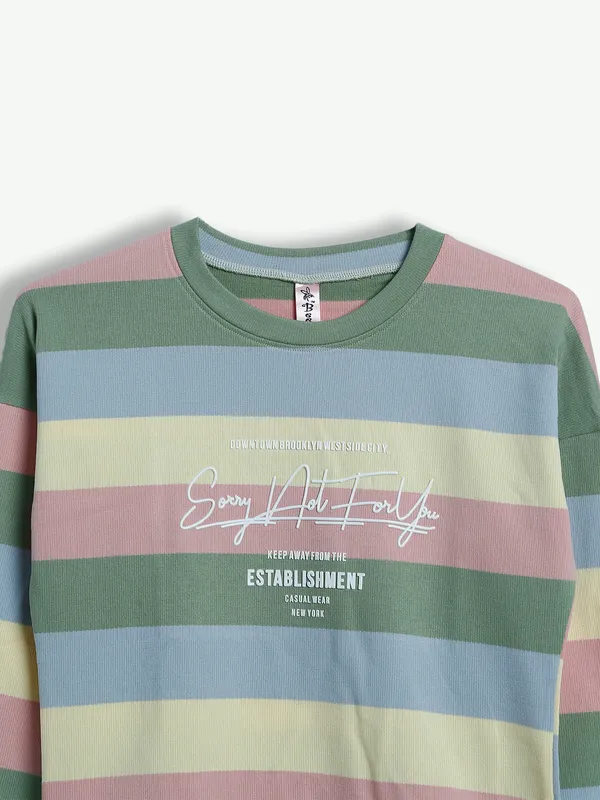 Bee&Honey multi color stripe cotton top