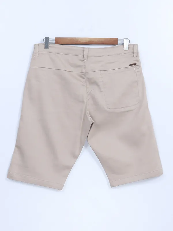 Beevee beige cotton shorts