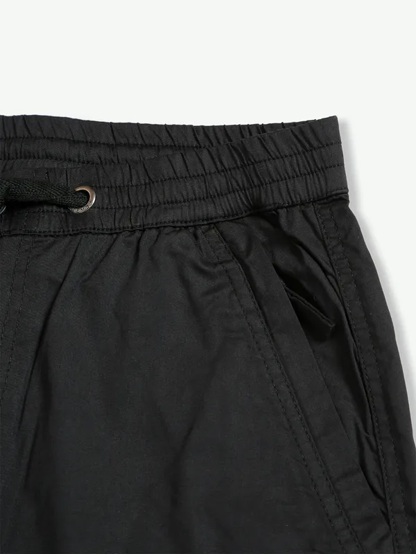 Beevee cotton black track pant