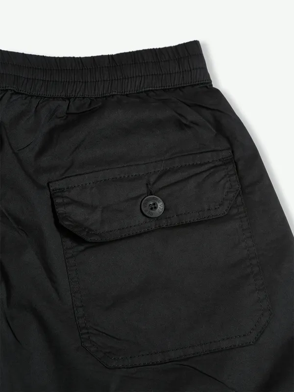 Beevee cotton black track pant