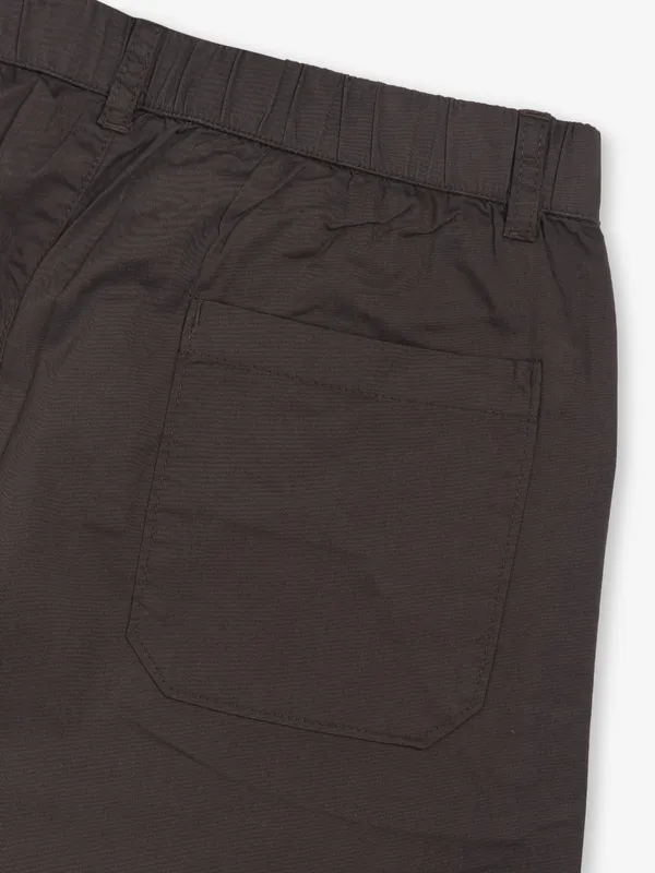 BEEVEE solid olive cotton track pant