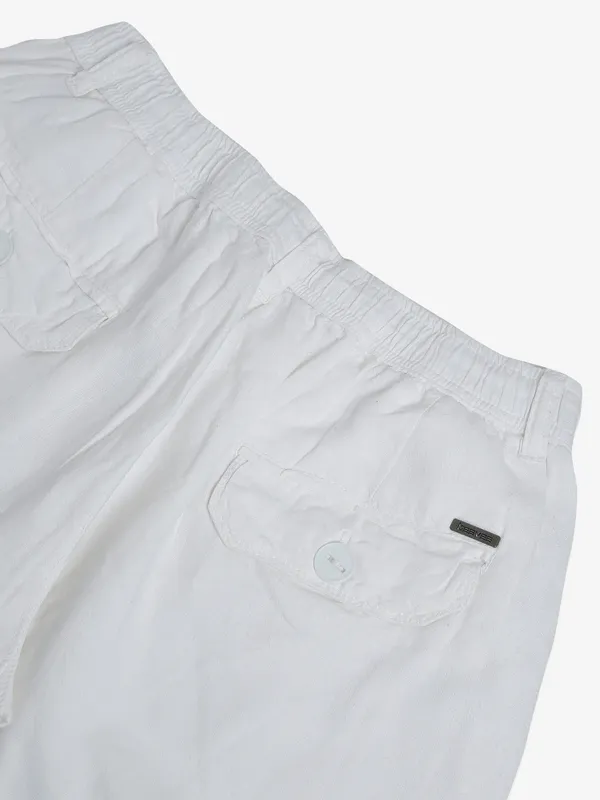 Beevee solid white shorts