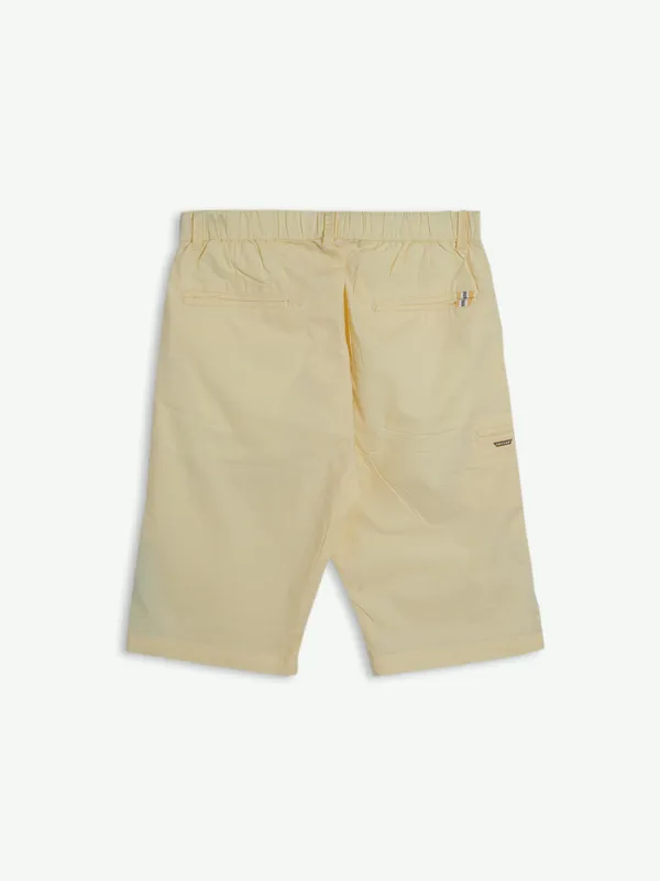 Beevee yellow cotton shorts
