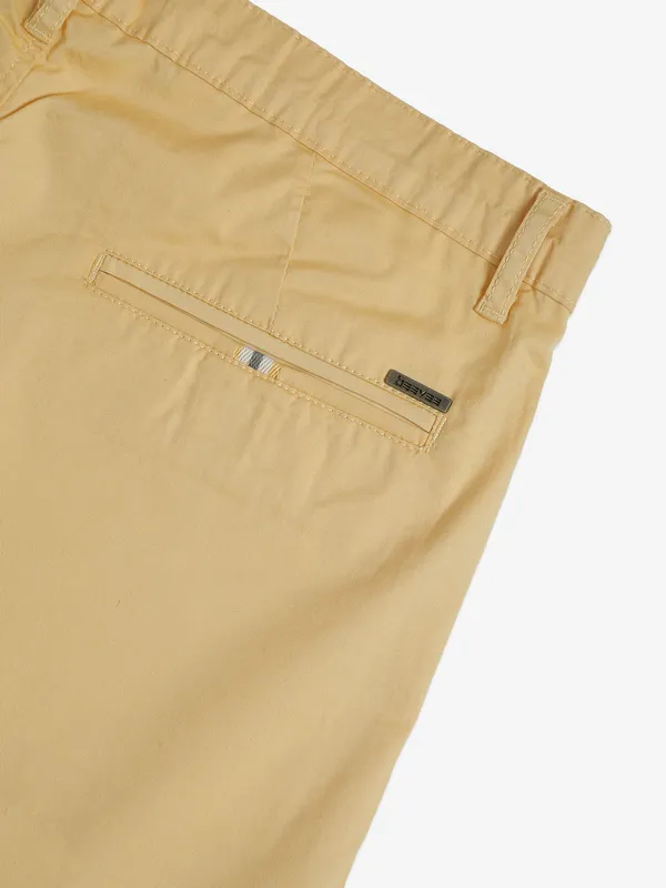 BEEVEE yellow solid shorts