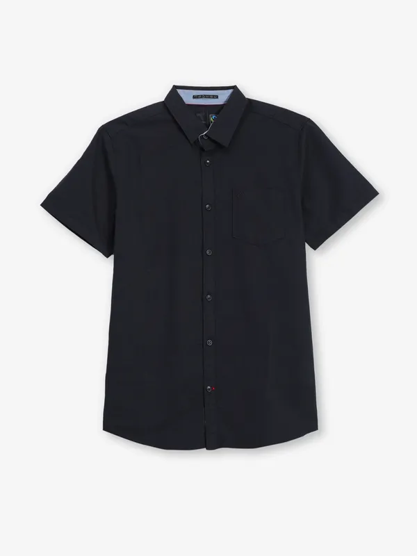 BEING HUMAN black cotton shirt