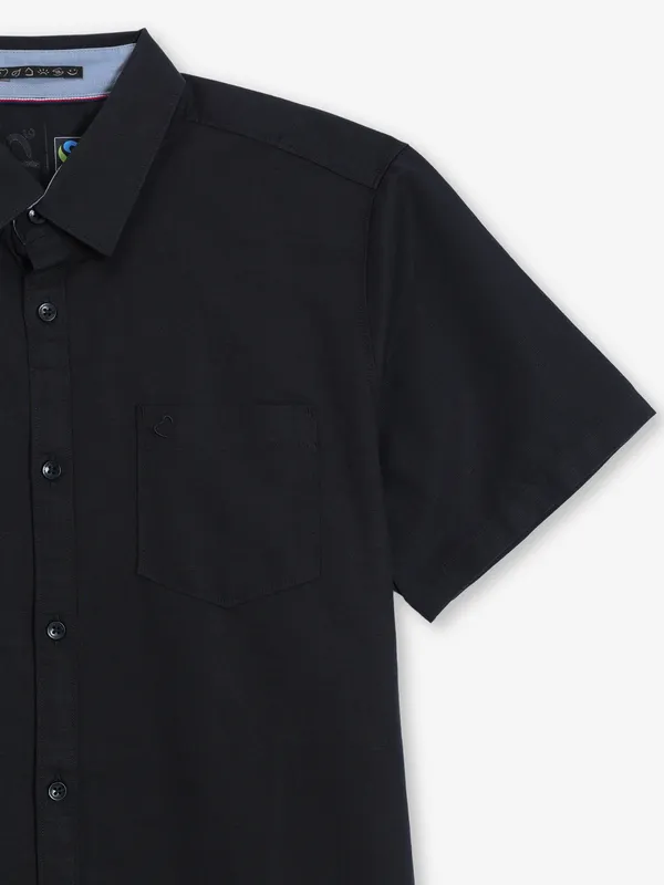 BEING HUMAN black cotton shirt