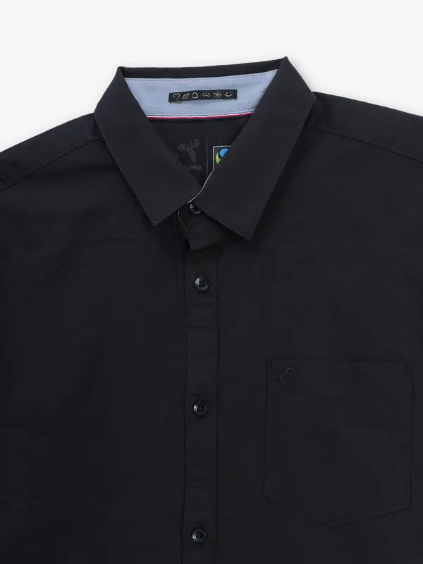BEING HUMAN black cotton shirt