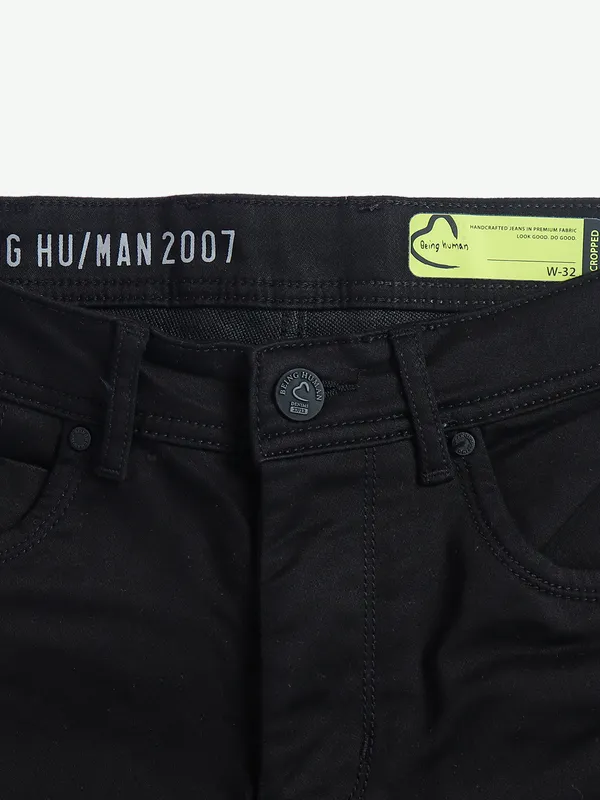 Being Human black slim fit jeans in solid