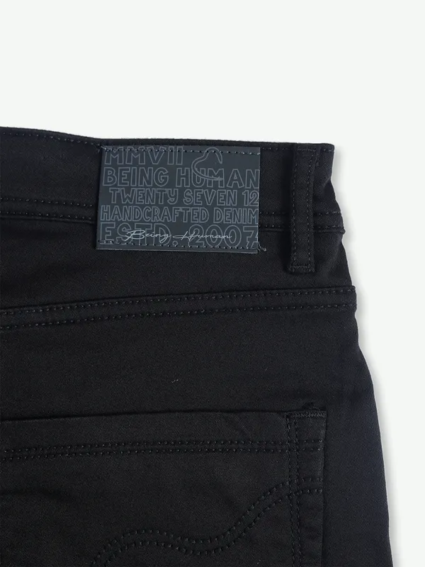 Being Human black slim fit jeans in solid