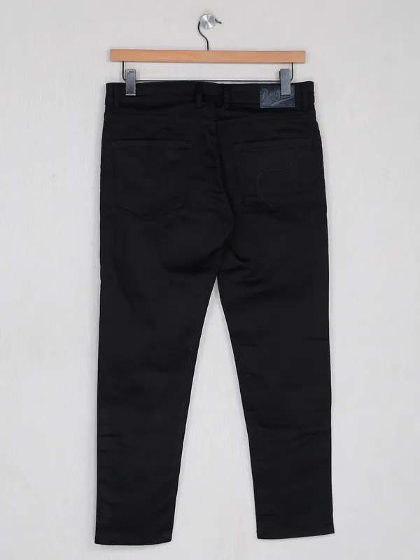 Being Human black solid denim jeans