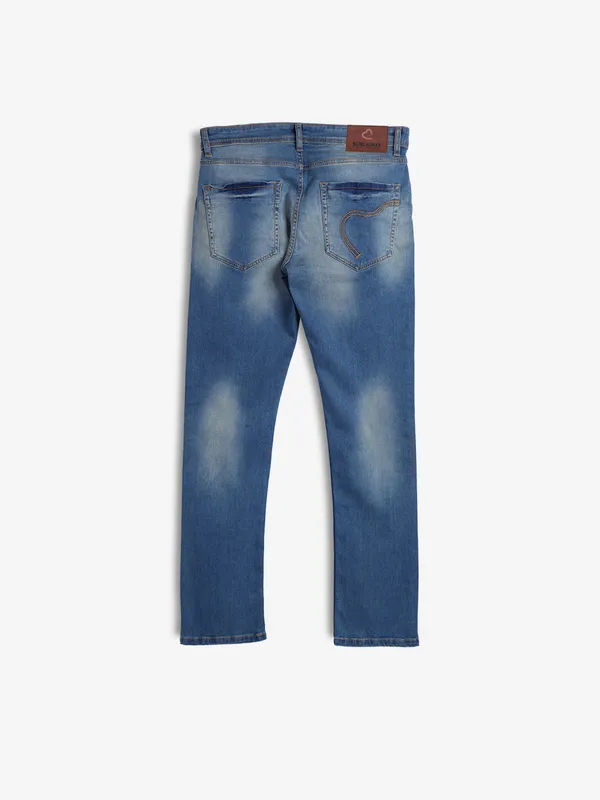 BEING HUMAN blue slim straight fit jeans