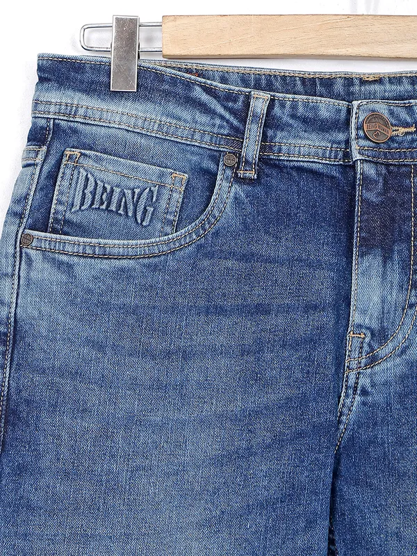Being Human blue washed jeans