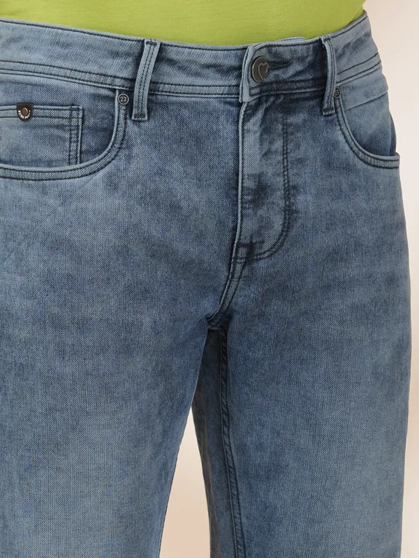 BEING HUMAN bluish grey slim fit denim jeans for mens