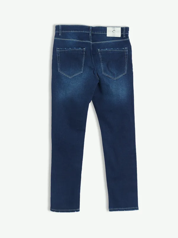 Being Human casual navy jeans in washed