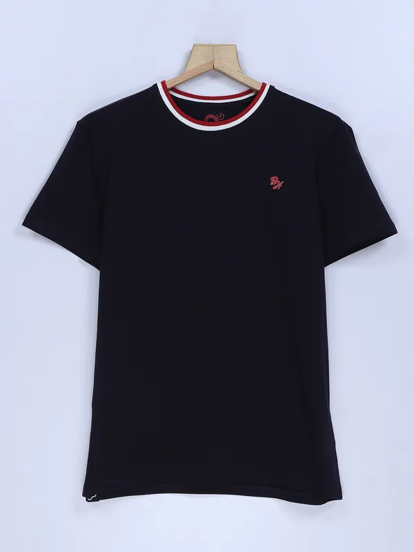 Being Human cotton t shirt in navy