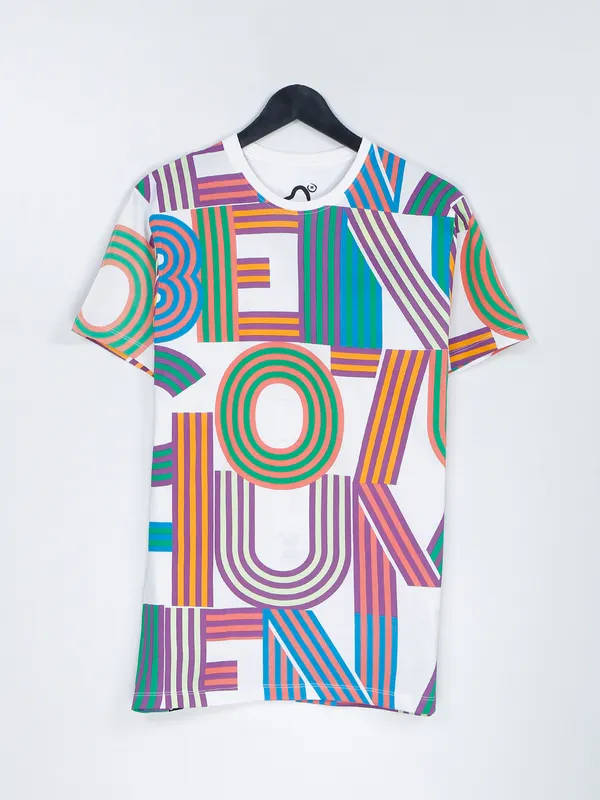 Being Human cotton white casual t shirt